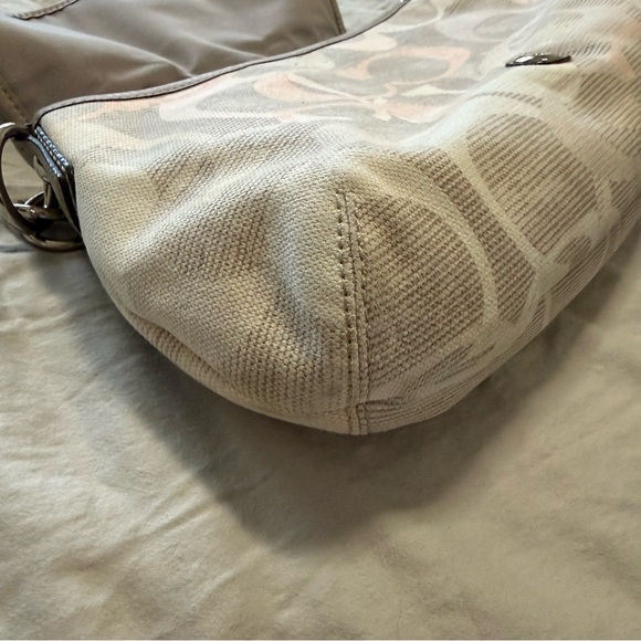 Coach RARE Soho Optic Grey & Pink Shoulder Flap Bag F19238 main image 7